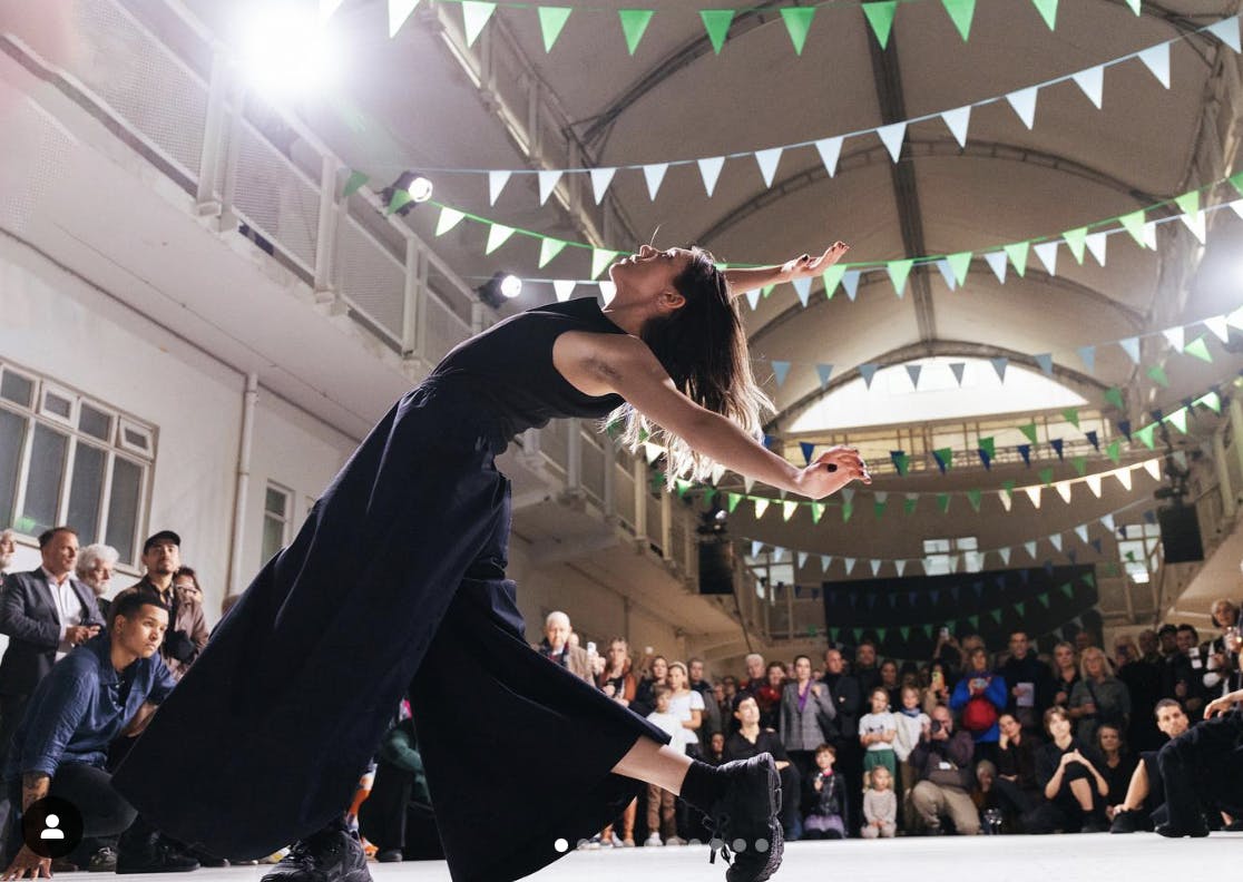 Dancer performing at the Reykjavík Arts Festival 2024.