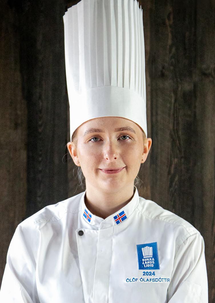 Ólöf Ólafsdóttir is a member of the Icelandic Culinary Team. Photo: Ruth Ásgeirsdóttir