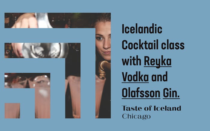 Swig into friday night with Iceland’s top-shelf brands Olafsson Gin and Reyka Vodka Cocktail class
