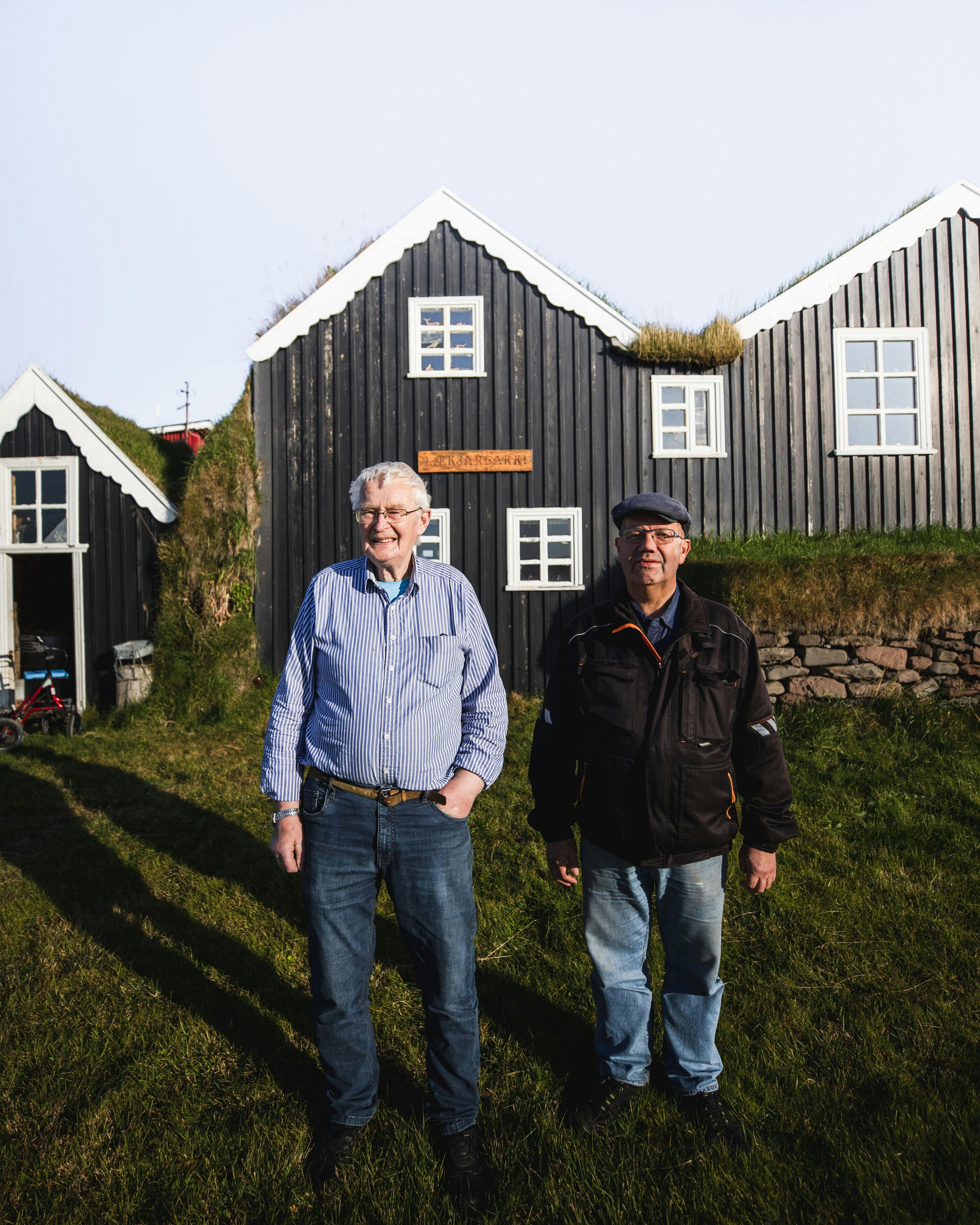 The men of Mánarbakki Museum