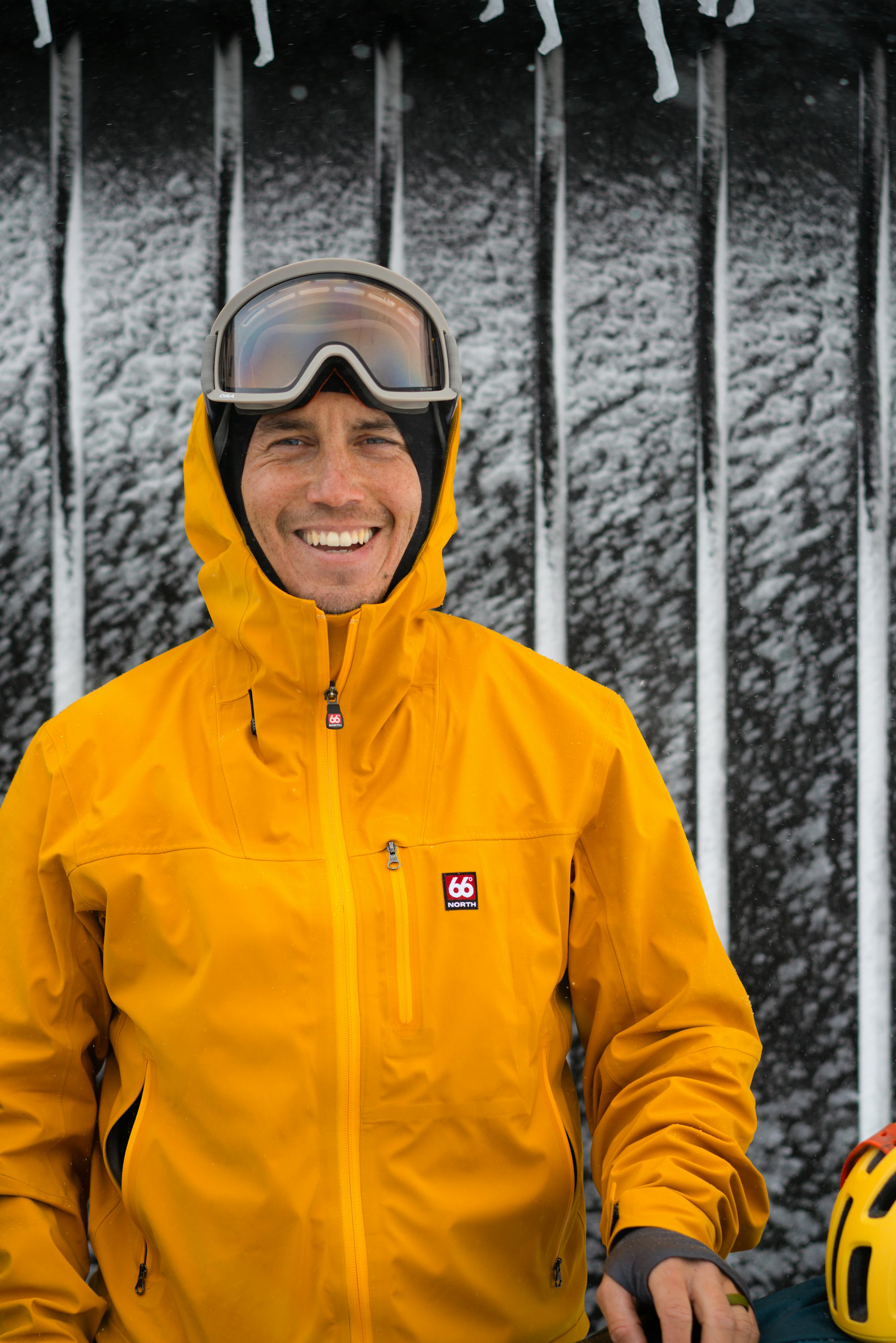 Adventure photographer Chris Burkard in 66°North  clothing