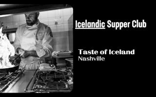 Taste of Iceland Nashville Icelandic Supper Club Haflidi web graphic