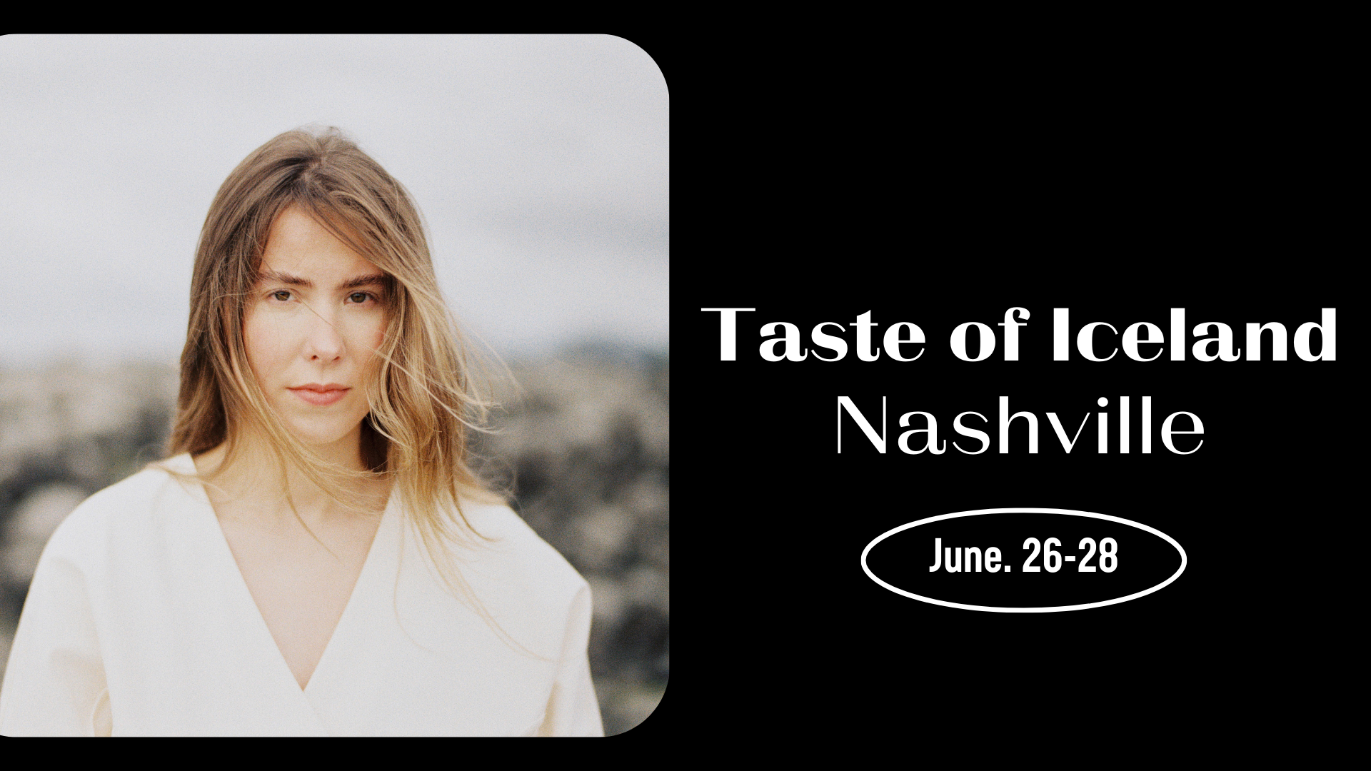 Taste of Iceland Nashville with Arny Margret web graphic