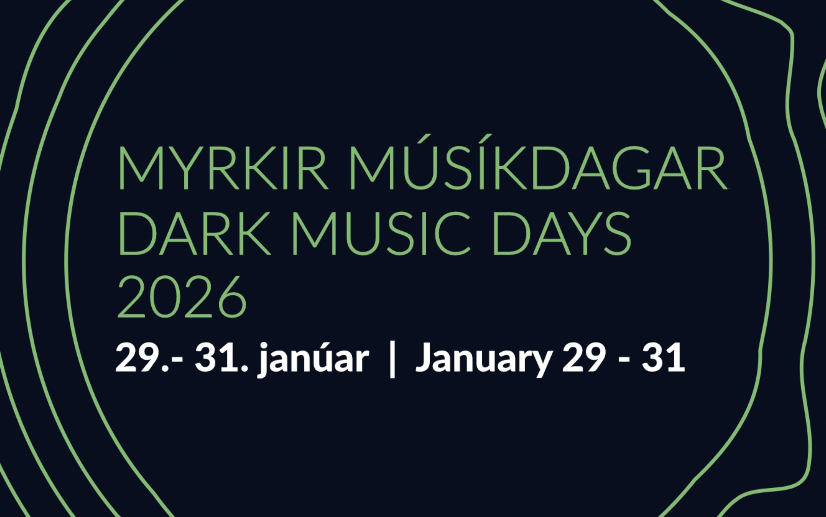 Dark Music Days 2026 web graphic