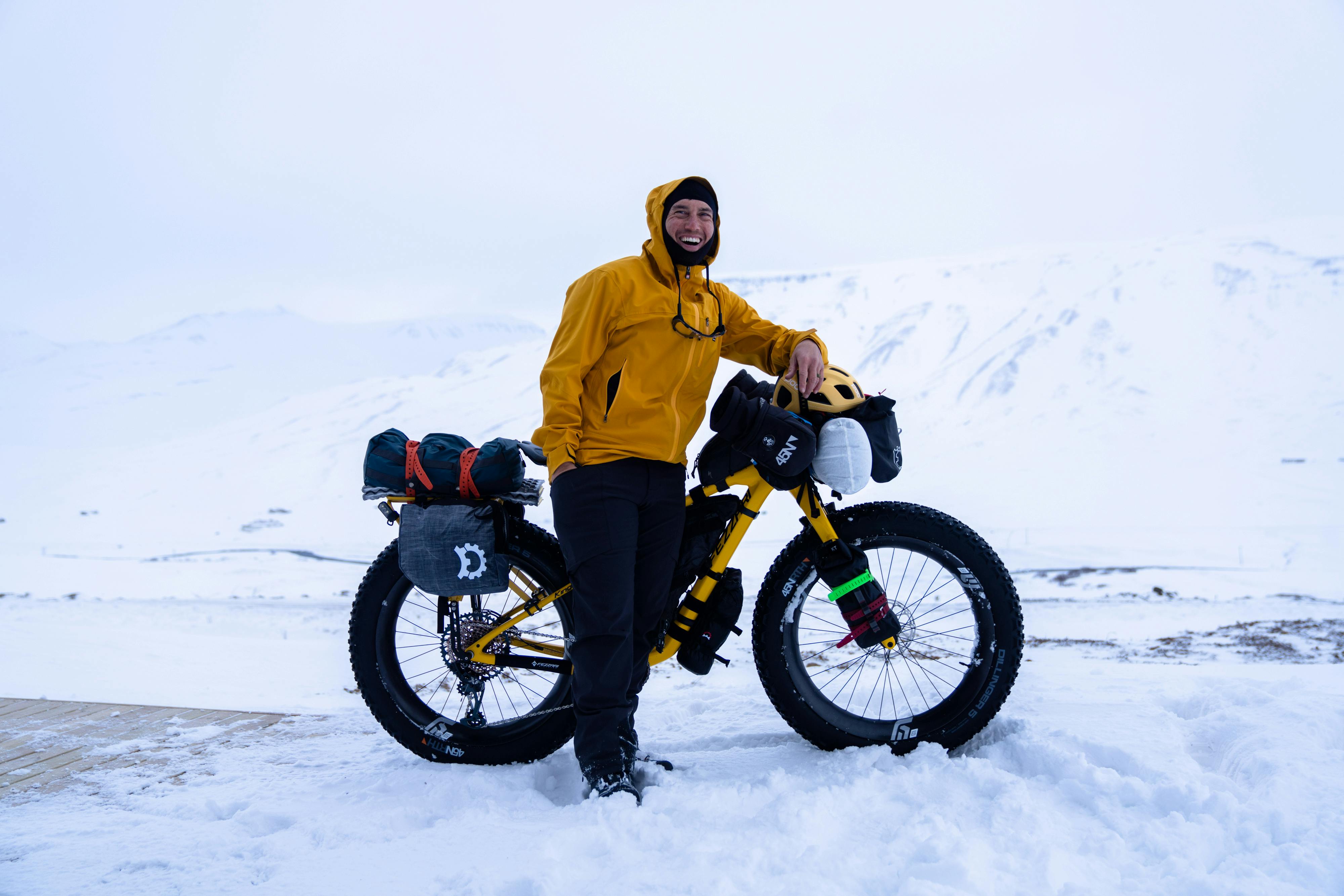 Chris Burkard in 66°North jacket