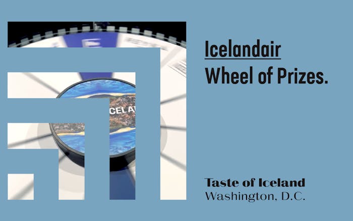Taste of Iceland Wheel of Prizes