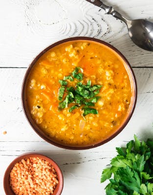 Salt-cured lamb and lentils are the base for a soup called saltkjöt og baunir.