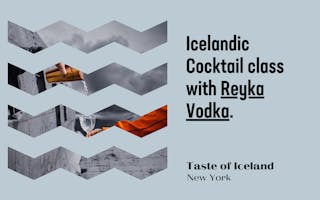 Taste of Iceland Cocktail Class graphic