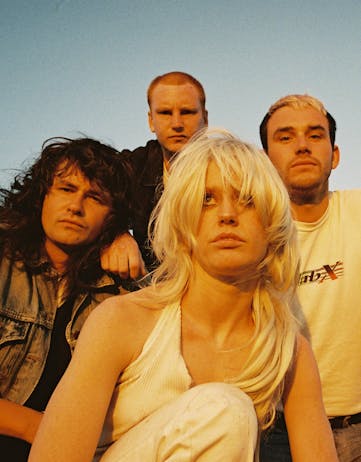 Australian band Amyl & the Sniffers. Photo: Jamie Wdziekonski