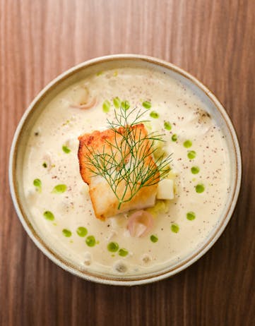 Cod dish by Chef Arnar Páll Sigrúnarson.