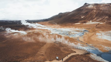 Hverir, geothermal area in North Iceland