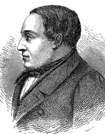 Illustration of Jónas Hallgrímsson