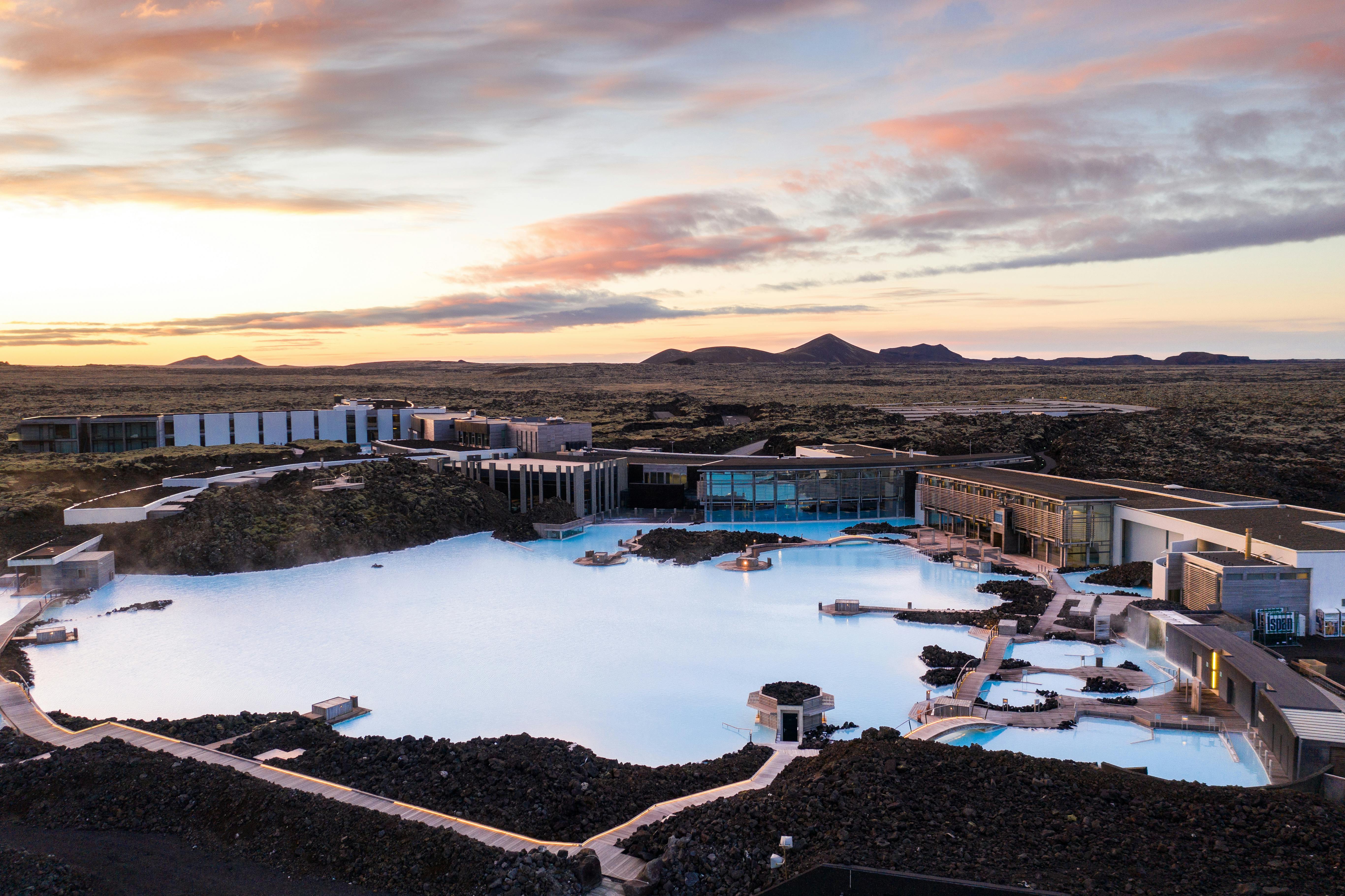 Blue Lagoon bird's eye view