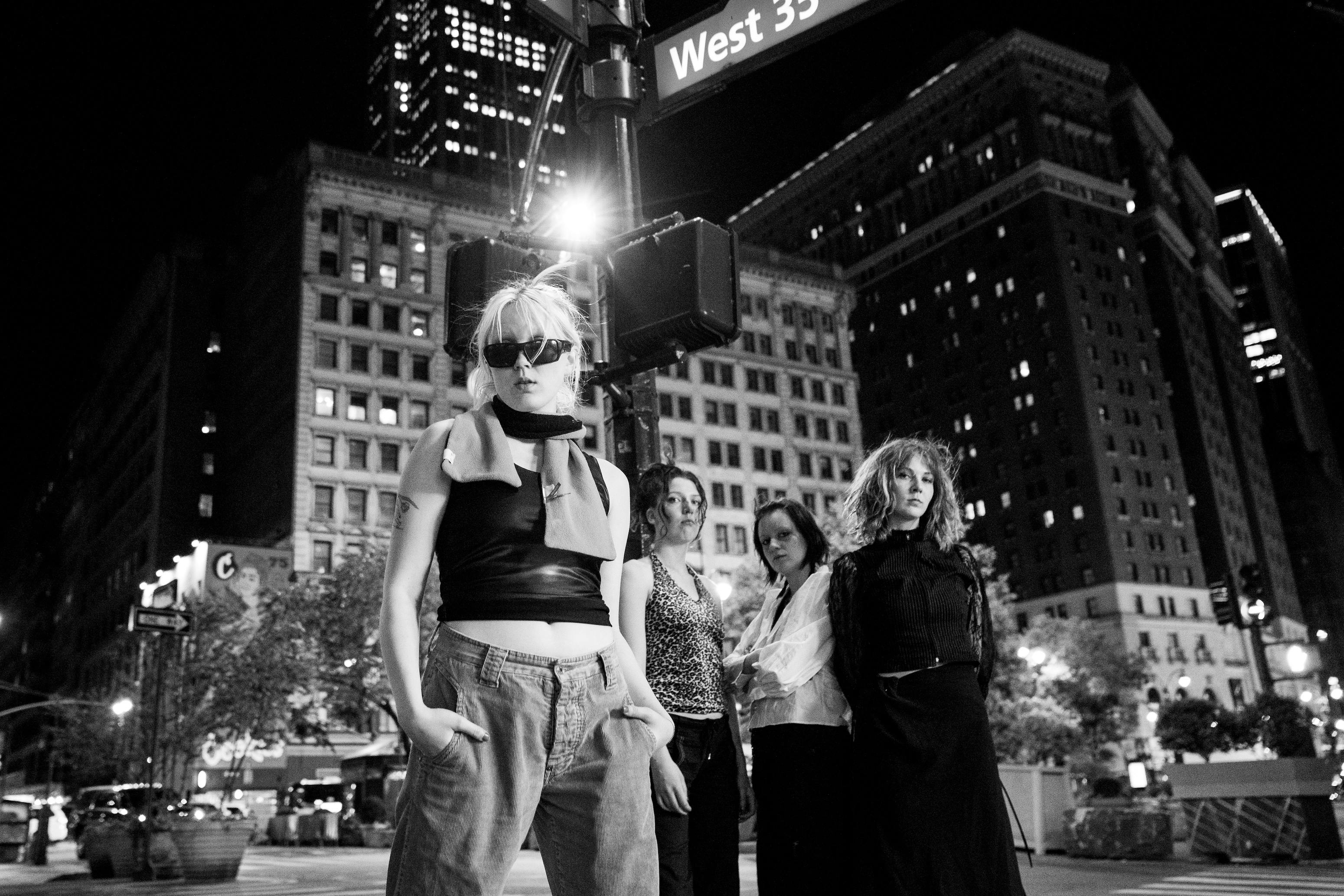 Icelandic punk band GRÓA in New York. Photo: Anna Maggy