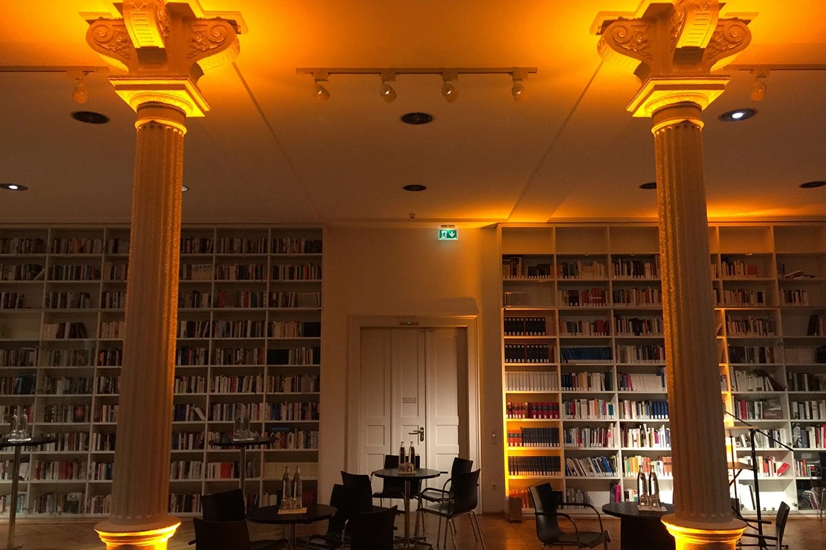 Interior picture of Literaturhaus/Bibliothek in München.