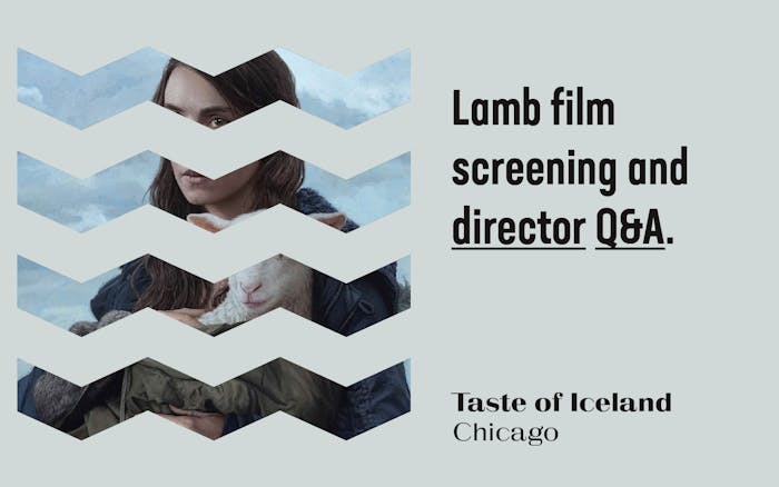 A screening of Icelandic folk horror movie Lamb at the Logan Theatre, followed by a Q&A session with Director Valdimar Johansson moderated by Keith Phipps.