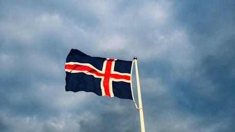 The Icelandic flag