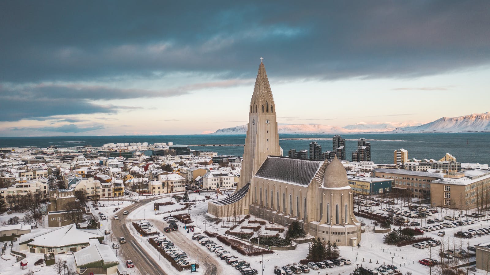 Himmel über Reykjavík