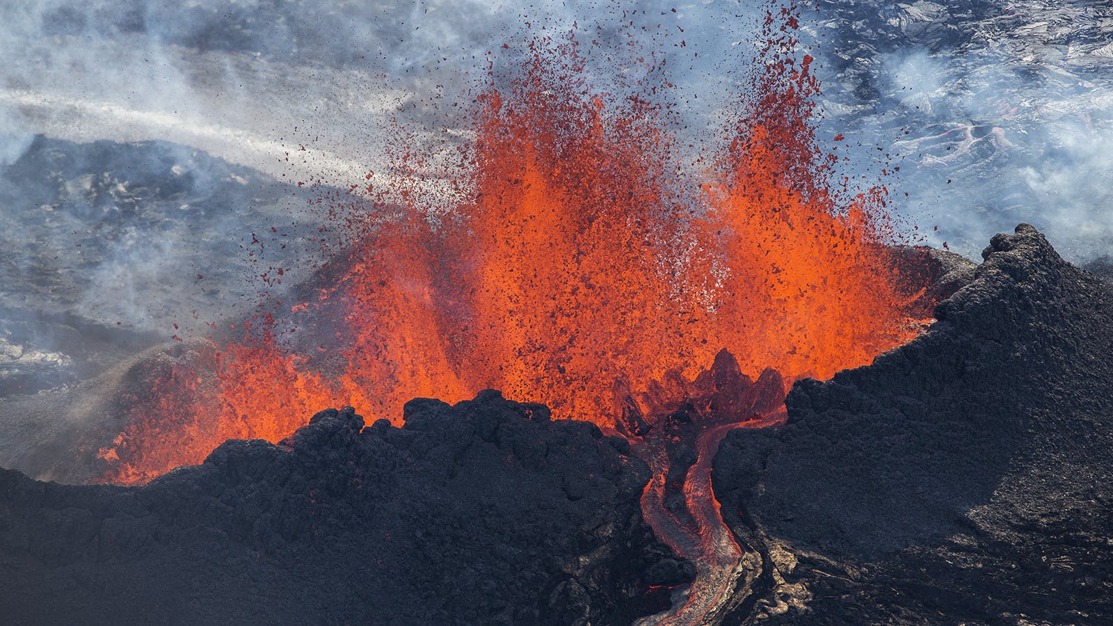 Vulkanischer Ausbruch in Island