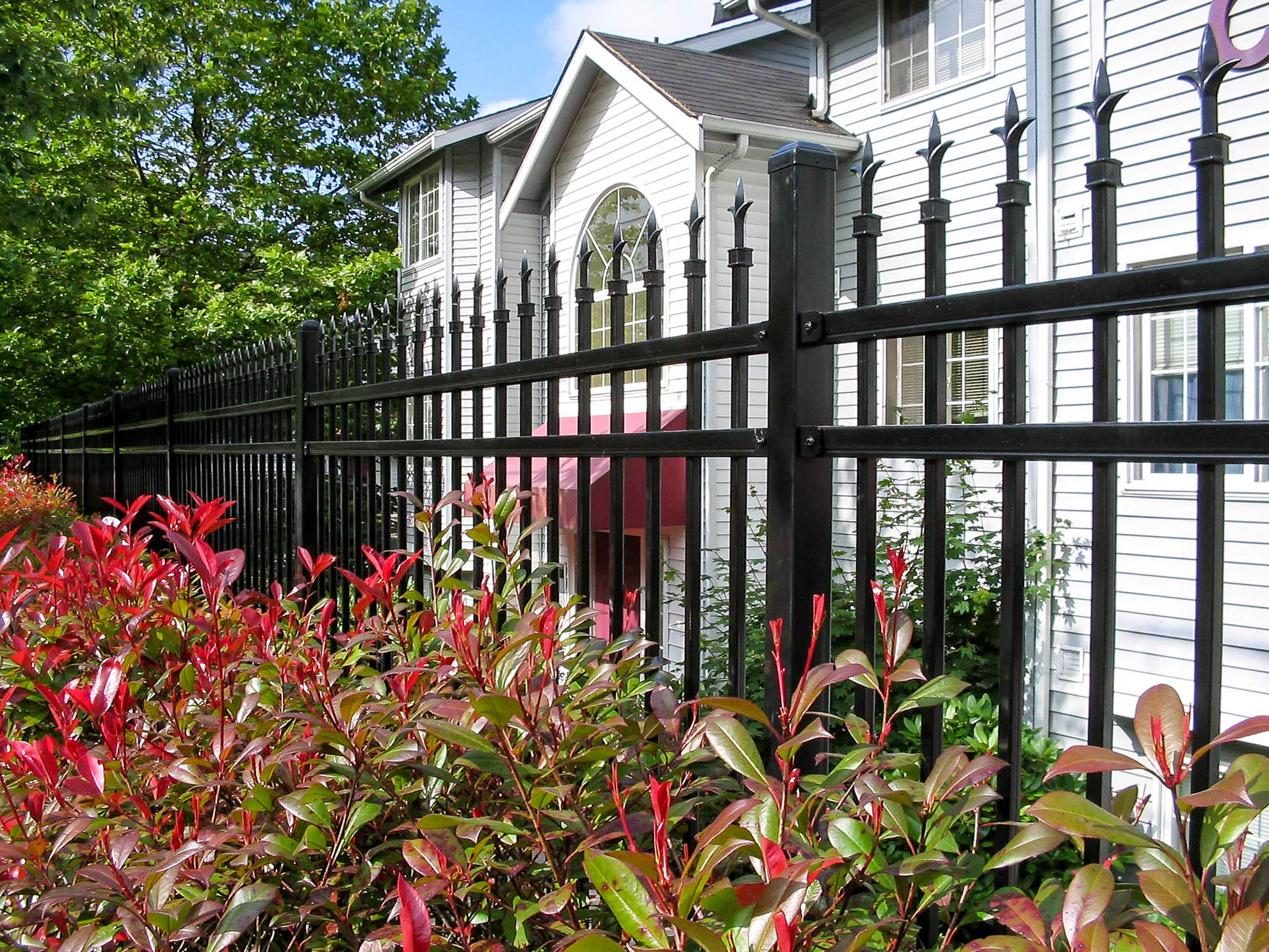 ornamental aluminum fence style
