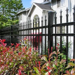 ornamental aluminum fence style