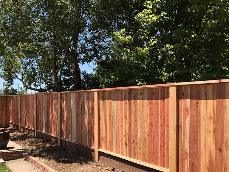 Palisade Fence Co. wooden fence