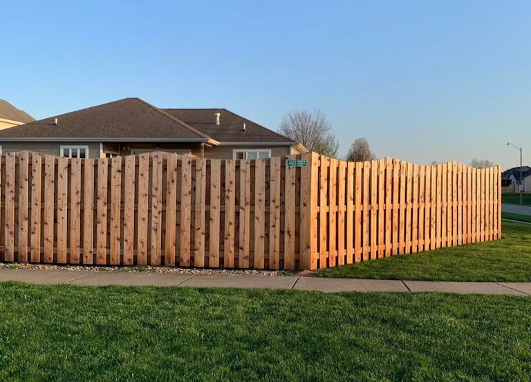 Amco Fence Company wooden fence