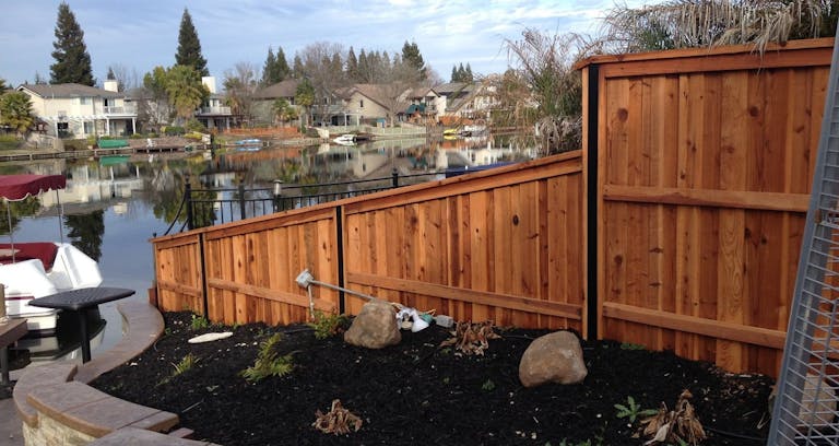 Top Rail Fencing wooden fence