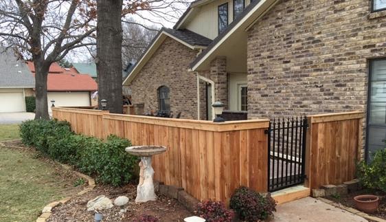 R&D Fencing and Sprinkler Systems Wooden Fence