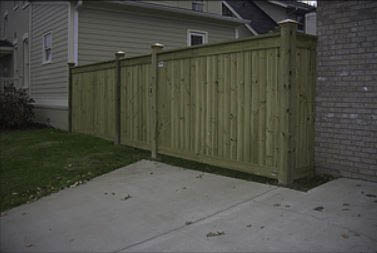 S & T Fencing Inc. Wooden Fence