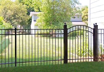 ornamental black fence