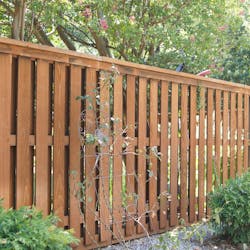 vertical rails fence style