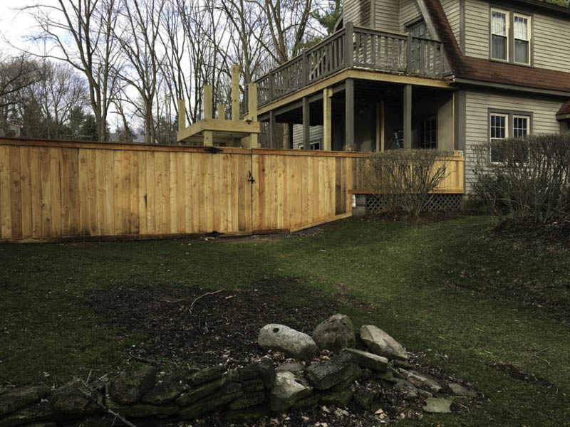 Syracuse Fence Inc. Wooden Fence
