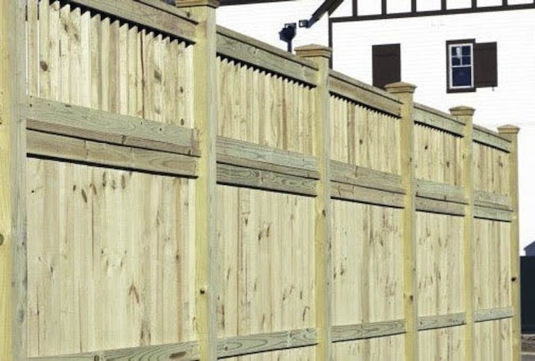 Maury Fence Co. Wooden Fence