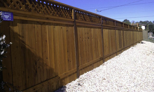 Reliabuilt Fence Company wooden fence