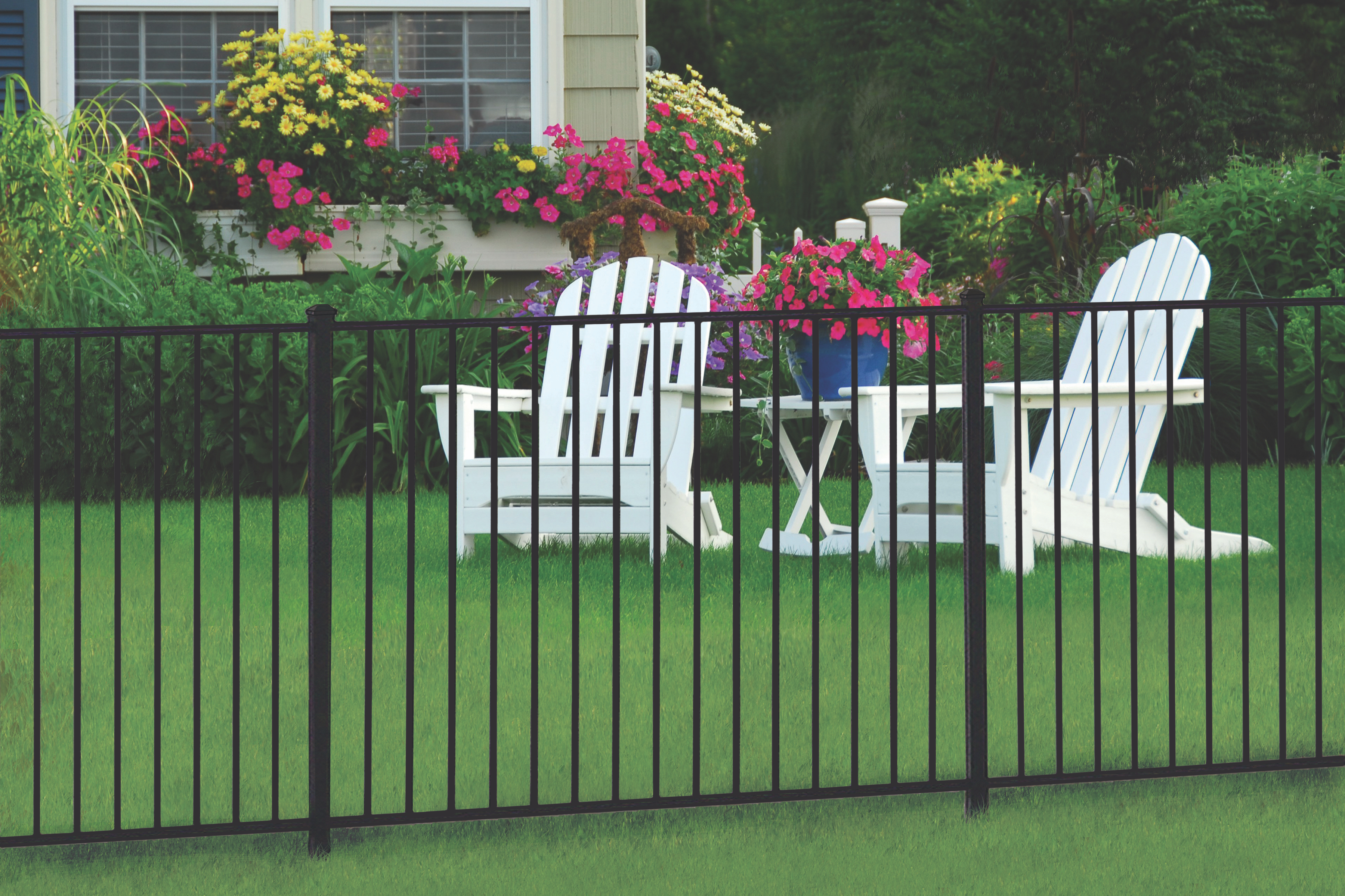 ornamental steel fence style