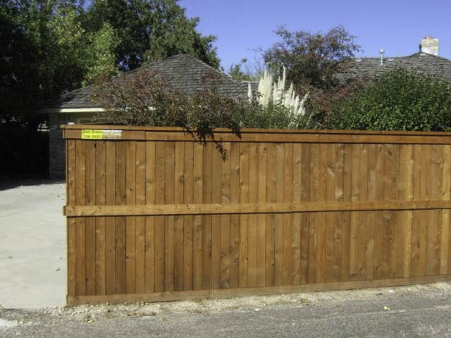 Jim's Fence Co.  LLC Wooden Fence