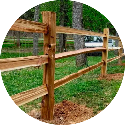 split rails fence style