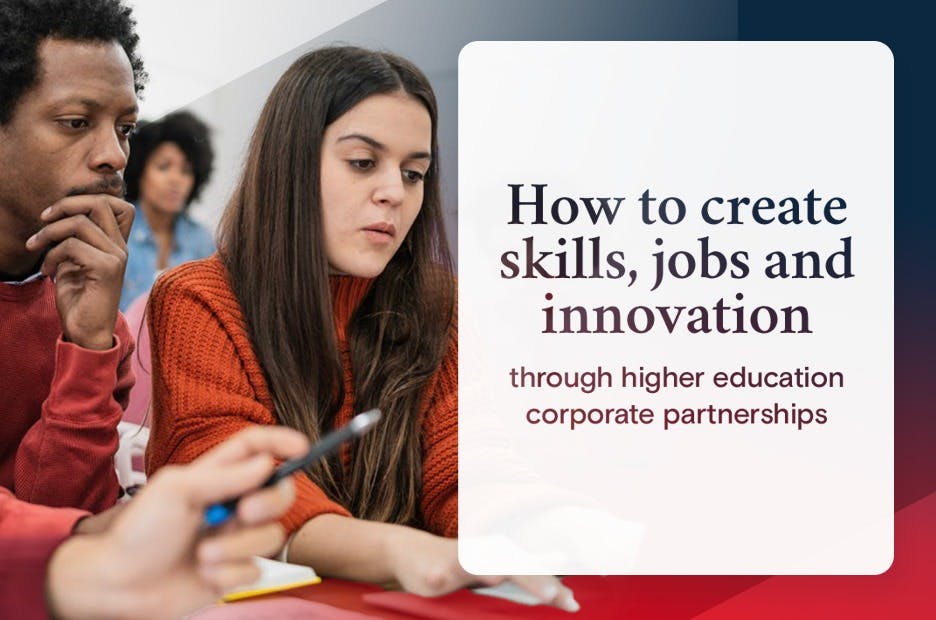 higher education corporate partnerships blog header image