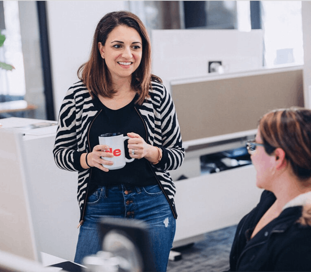 InStride employees working together
