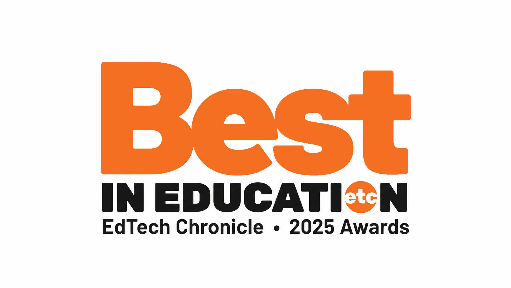EdTech Chronicle Best in Education award logo