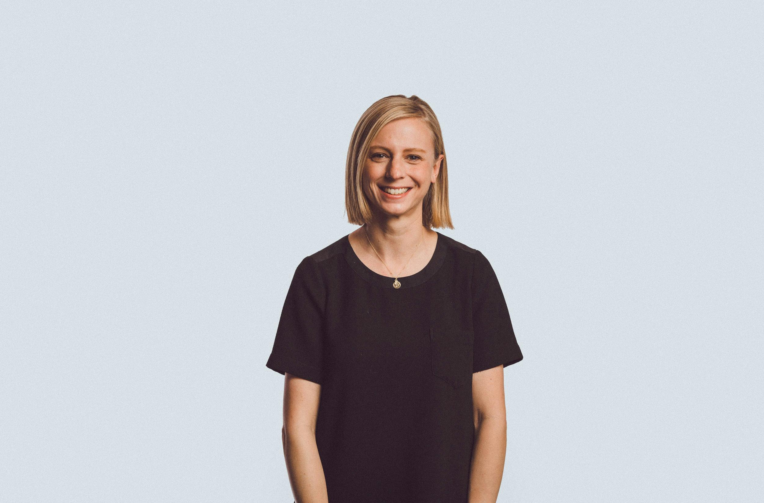 A headshot of Amy Hanley