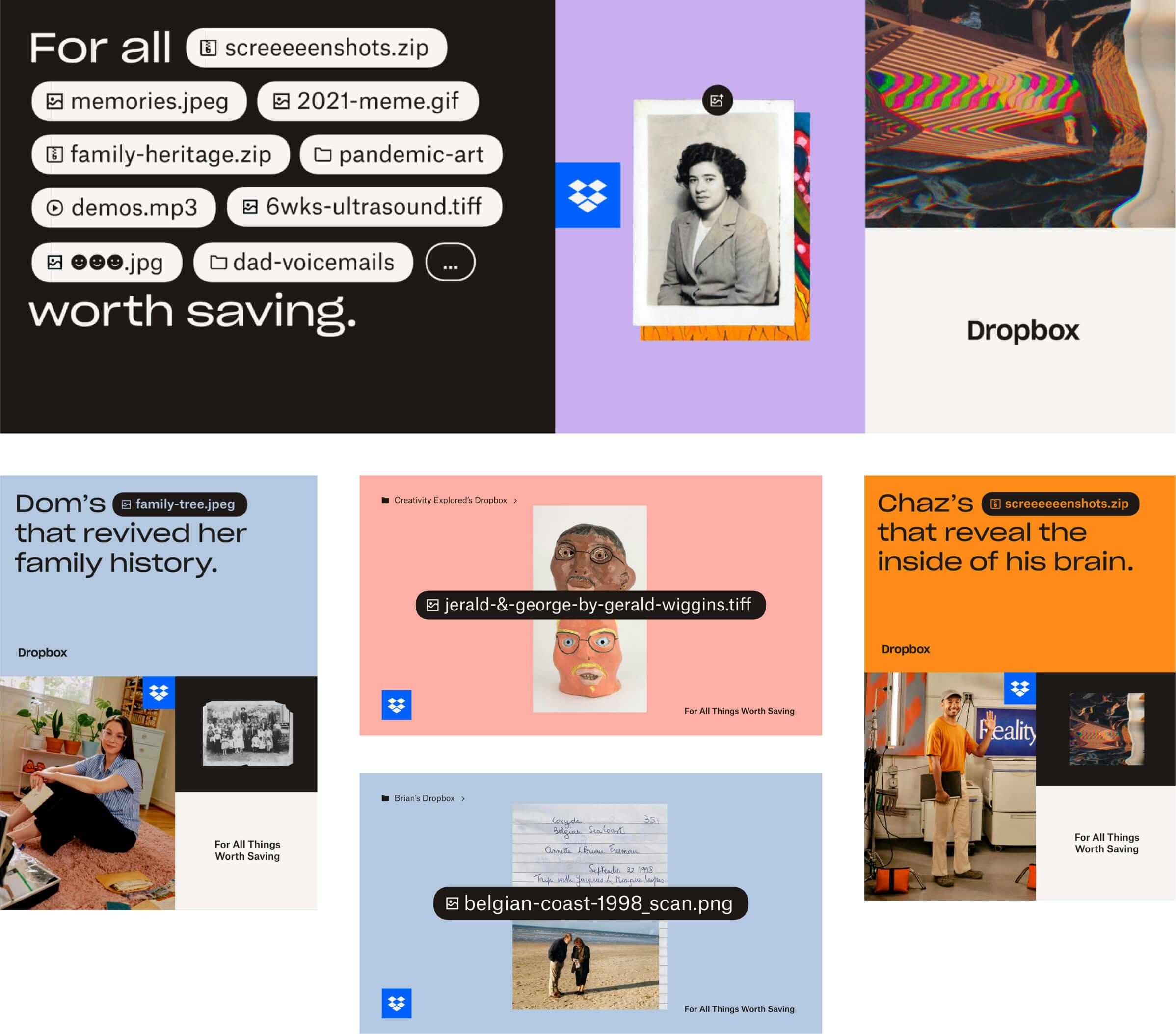 Dropbox Ad Campaign Assets
