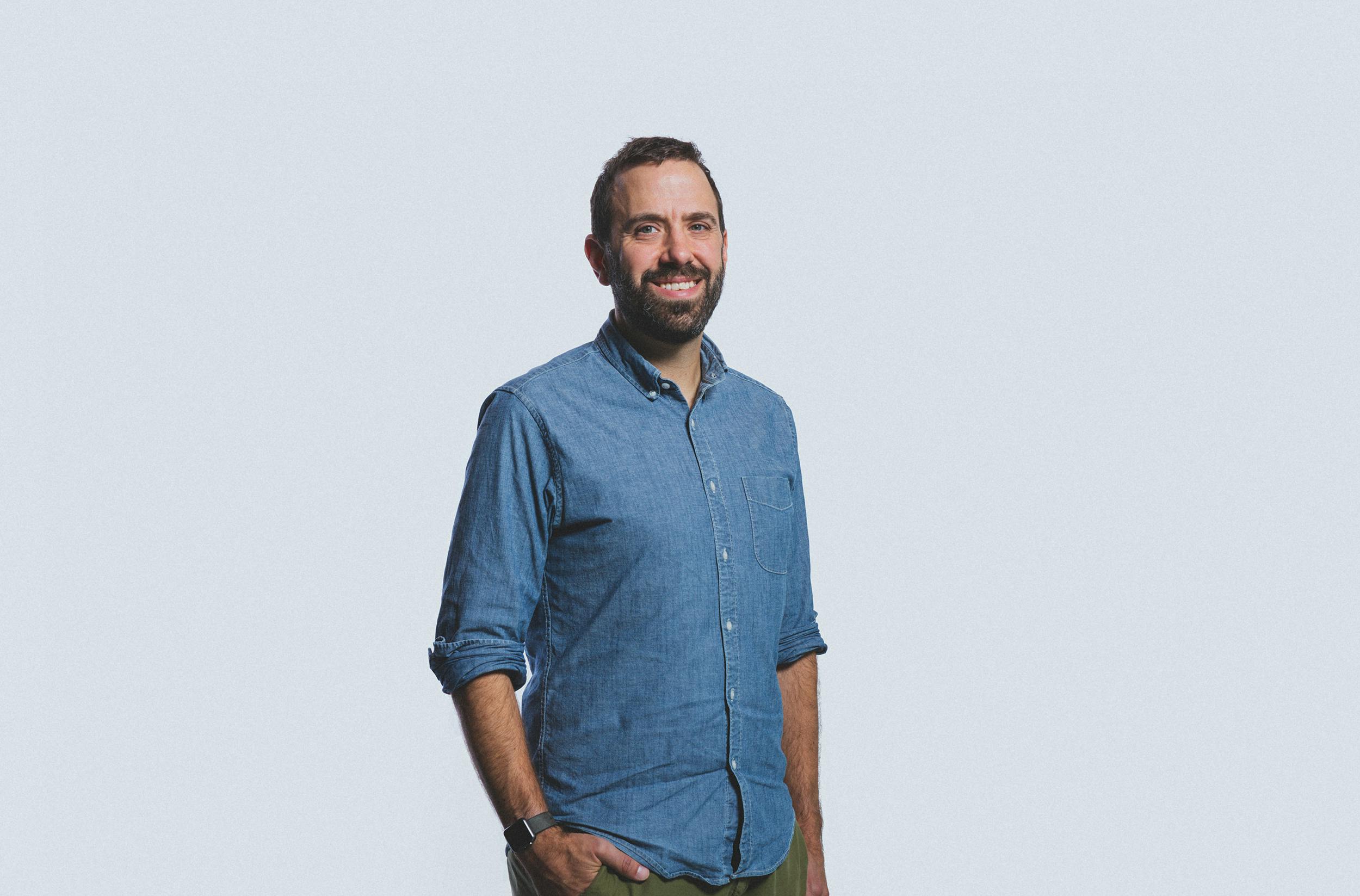 A headshot of Justin Spohn