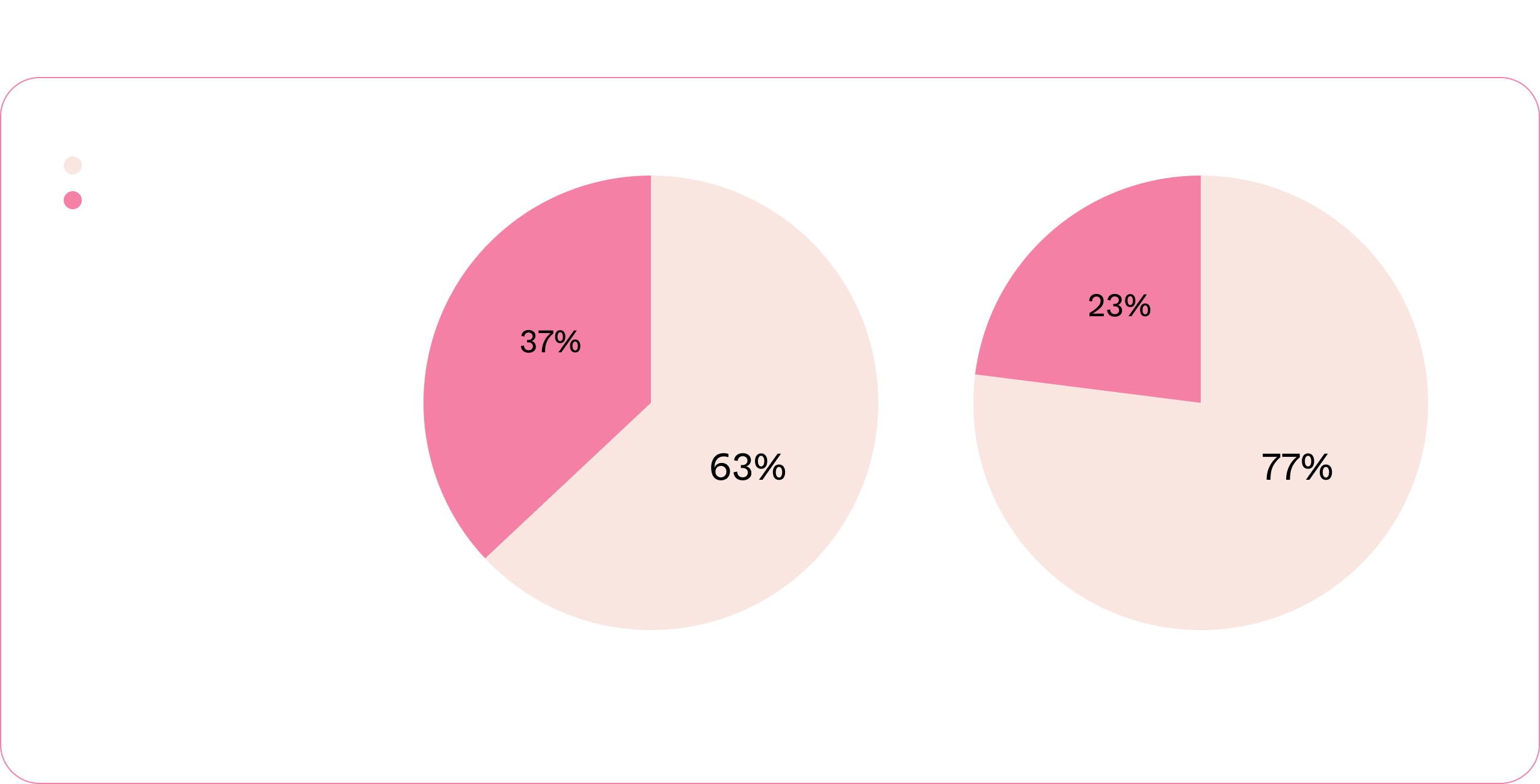 BIPOC Representation makes for 37% of all Employees & 23% of Leaders
