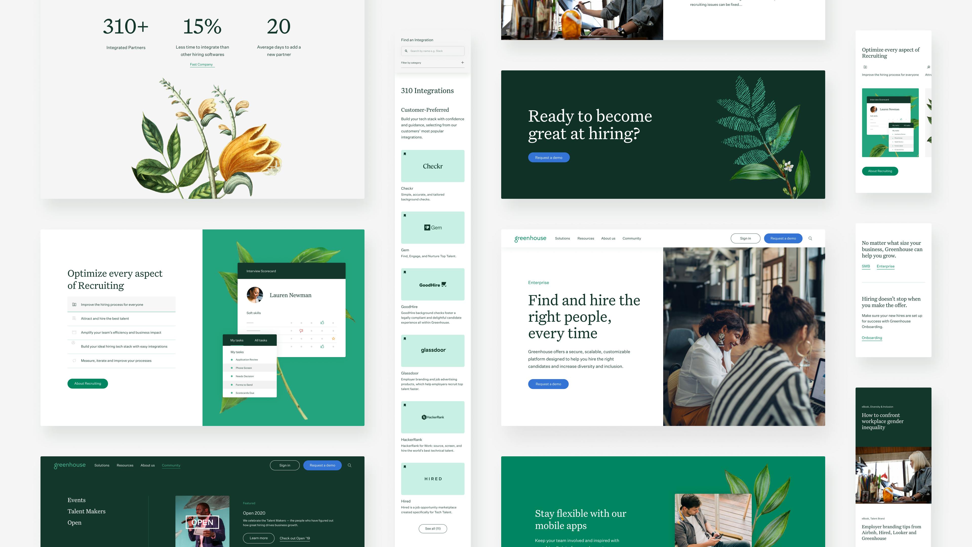 An overview of Greenhouse's design system.