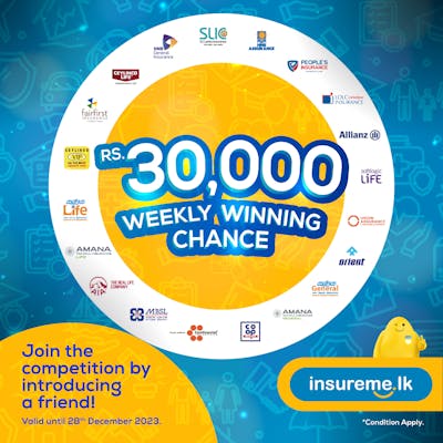 RS. 30,000 WEEKLY WINNING CHANCE!