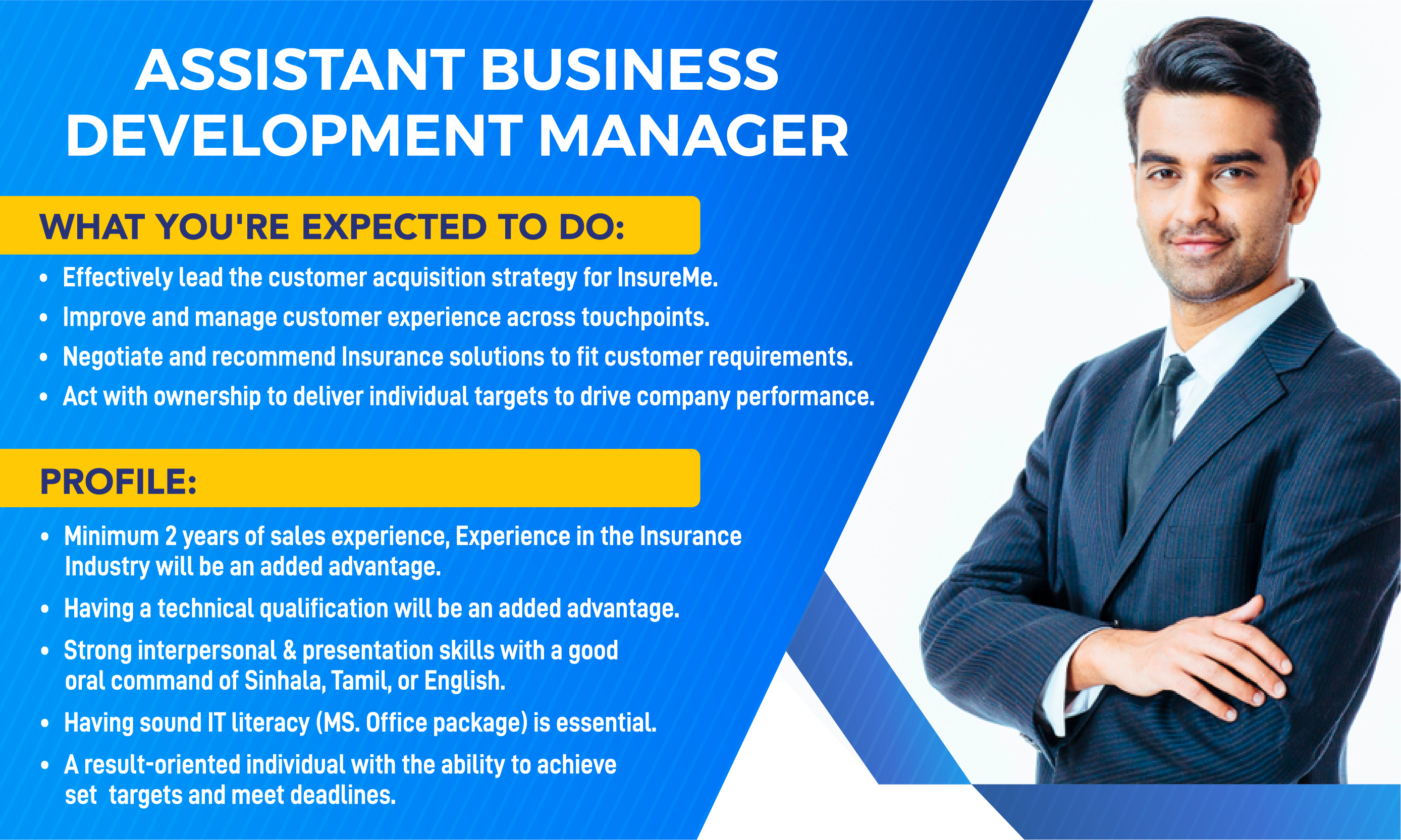 Assistant Business Development Manager