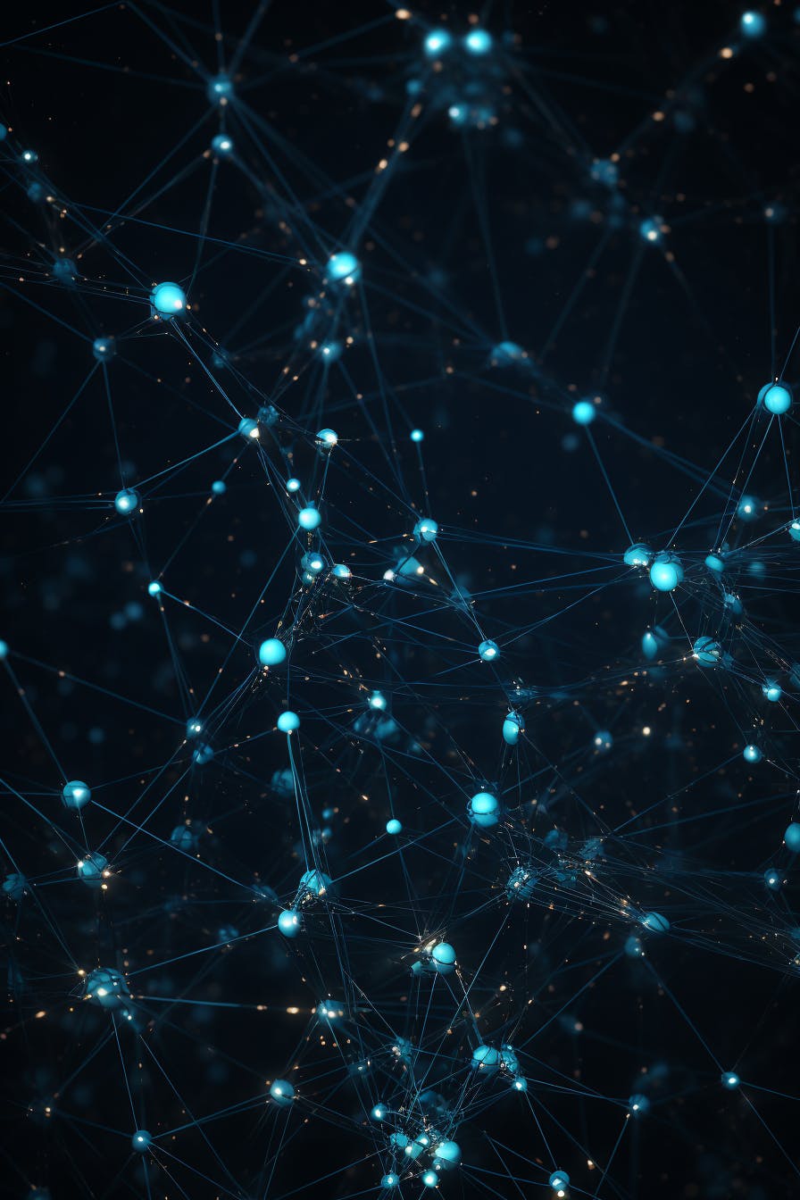Interconnected Nodes Artwork