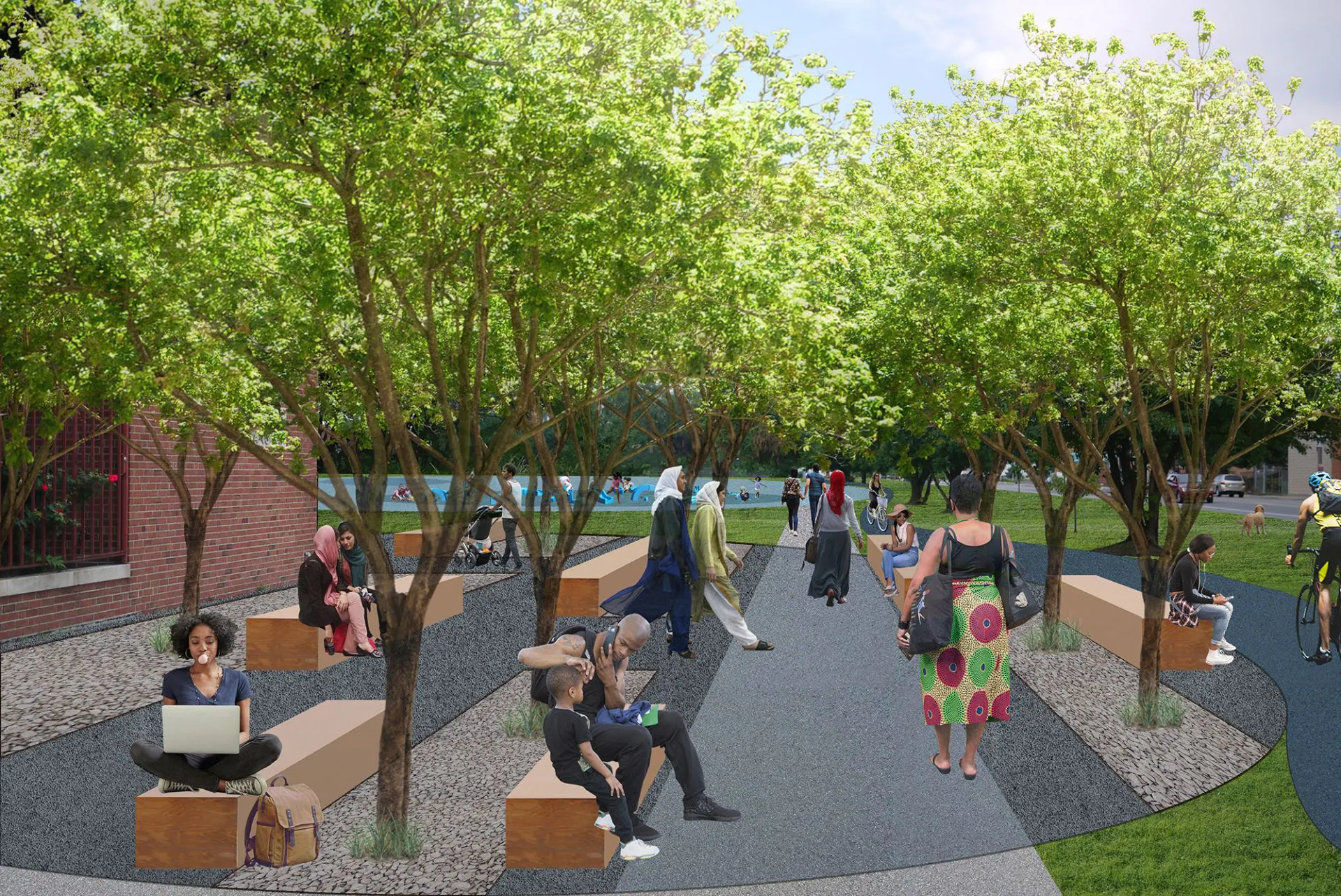 Knapp Library / Jayne Field Reading Garden